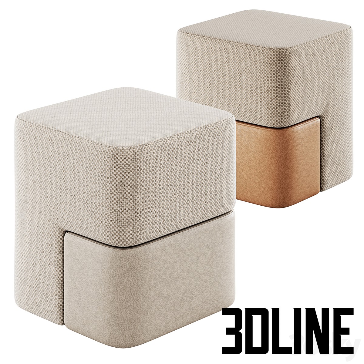 Pouf Rocha By Carpanese Home(3dline.net)