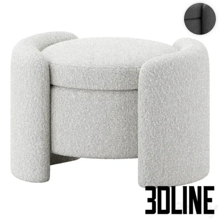 Pouffe Nebula by ENGLISH ELM(3dline.net)