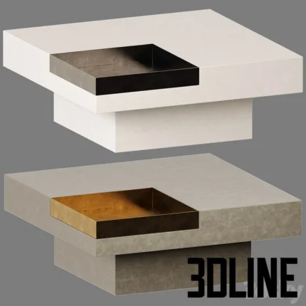 Quill Coffee Table ashion(3dline.net)