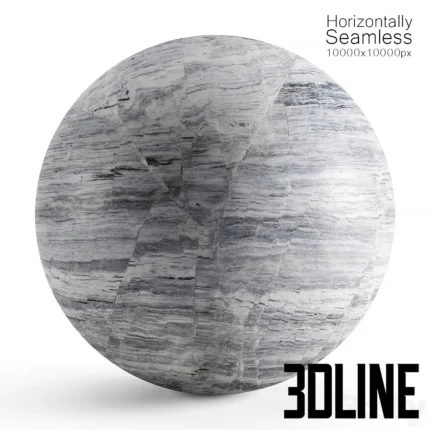 Seamless horizontal gray marble material(3dline.net)