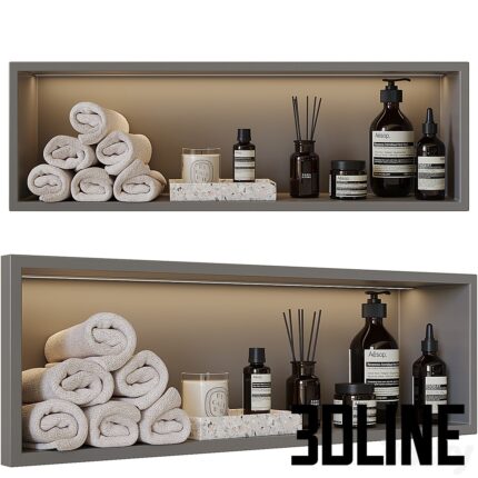 Shelf above the toilet(3dline.net)