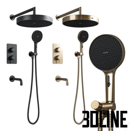Shower set CELL BOHEME(3dline.net)