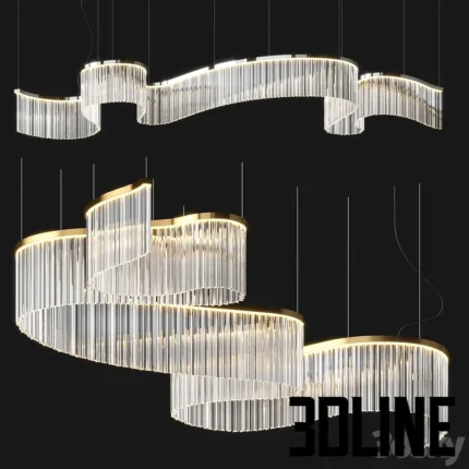The Paralume Marina Chandelier(3dline.net)