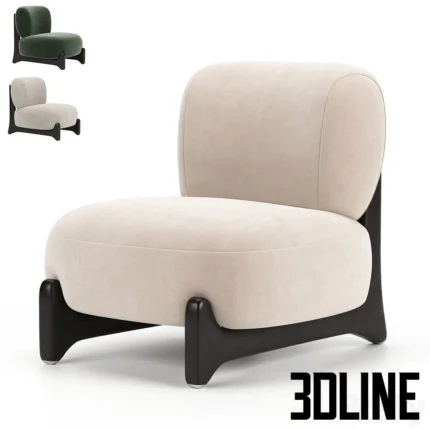 Tobo Armchair 2 color(3dline.net)