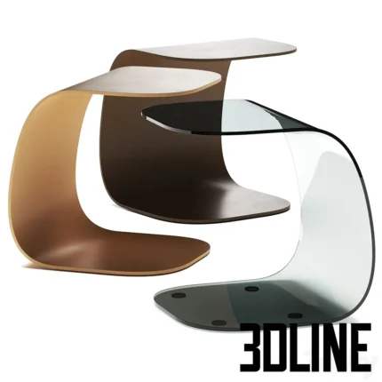 Tonin Casa Beside Coffee Table(3dline.net)