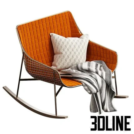 Varaschin SUMMERSET Rocking Armchair(3dline.net)