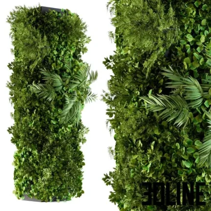 Vertical Garden Column Plants(3dline.net)