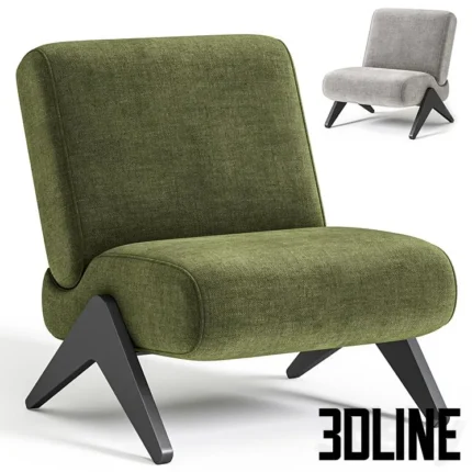 Virgo occosional chair Virgo(3dline.net)