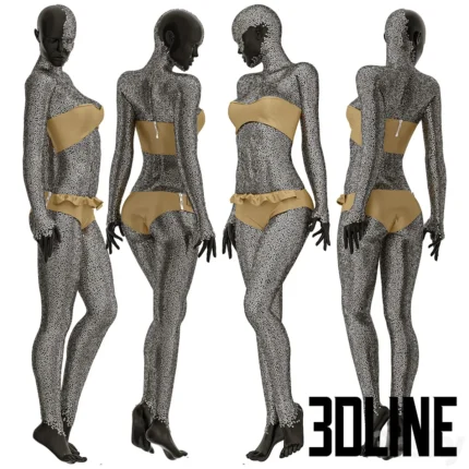 mannequin in crystals n01(3dline.net)