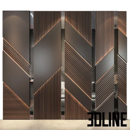 wall panels set 106(3dline.net)