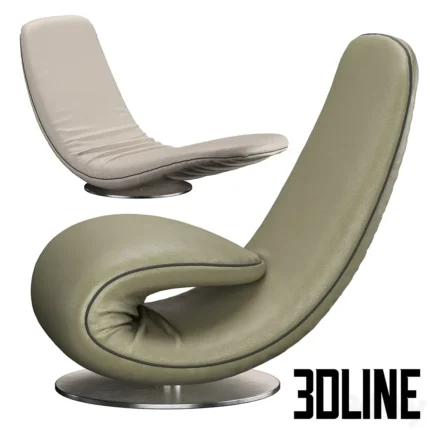 Armchair Ricciolo(3dline.net)