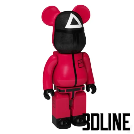 Bearbrick squid game pink solider(3dline.net)