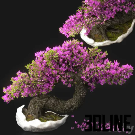 Bonsai Flower Set13(3dline.net)