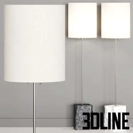 C2 Ra Marble Floor Lamp(3dline.net)