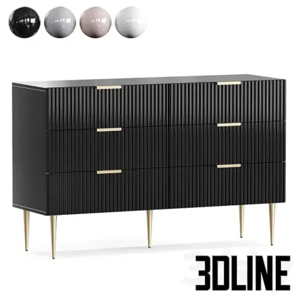 Chest of Drawers LUXURY(3dline.net)