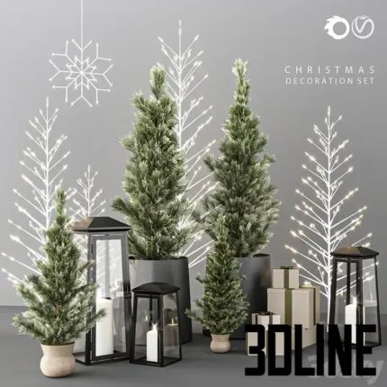 Christmas Decoration Set 04(3dline.net)
