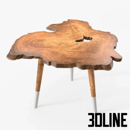 Coffee table Bahama from solid wood(3dline.net)