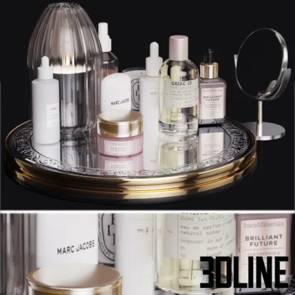 Decorative cosmetics set 493(3dline.net)