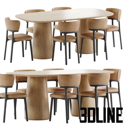 Dining set 165(3dline.net)