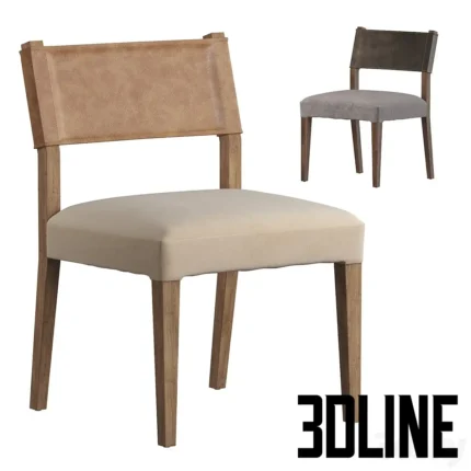 Fers Dining Chair Wincster Beige(3dline.net)