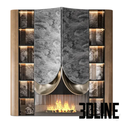 Fireplace 03(3dline.net)