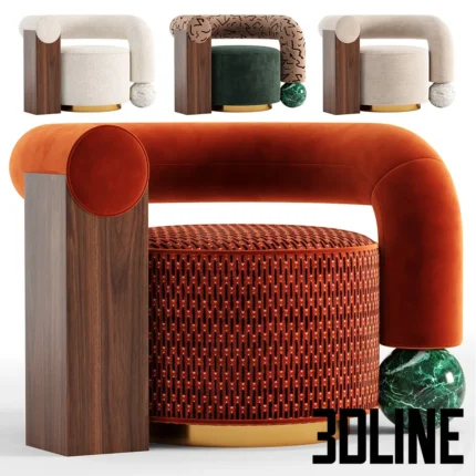 GALA armchair(3dline.net)