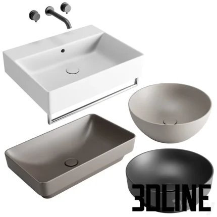 G0 Washbasin Set 2(3dline.net)