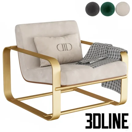 Gia Armchair(3dline.net)