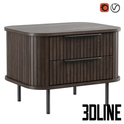 GL bedside table(3dline.net)