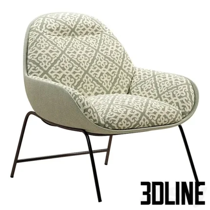 Mi Oconal Lounge Chair(3dline.net)