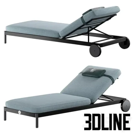 Boutdoor Chaise Longue(3dline.net)