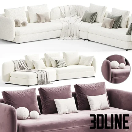 Saint Germain Sofa(3dline.net)