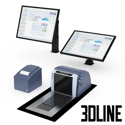 Shop equipment receipt printer scanner(3dline.net)