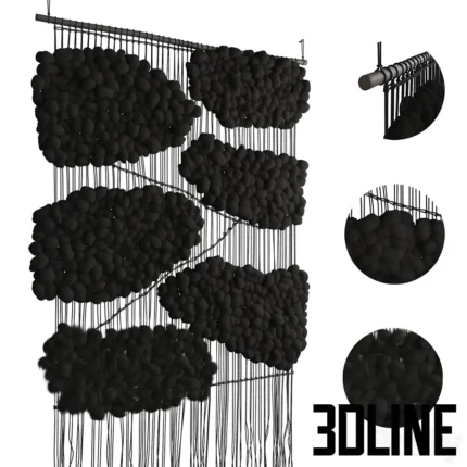 Tapestry Cloud Black(3dline.net)