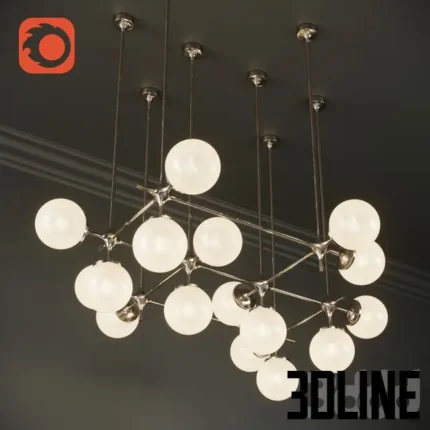 Trica Loft Chandelier Maximum(3dline.net)
