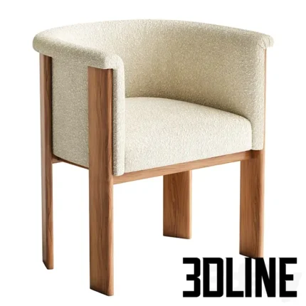 Uphlst Dining Chair(3dline.net)