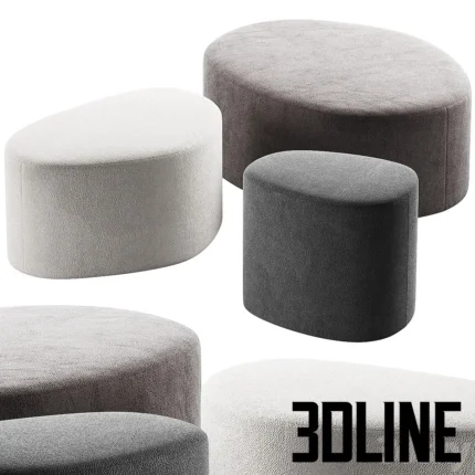 seating pouf Swole(3dline.net)