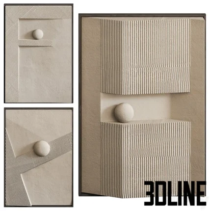 voluminous decors 100x70cm(3dline.net)
