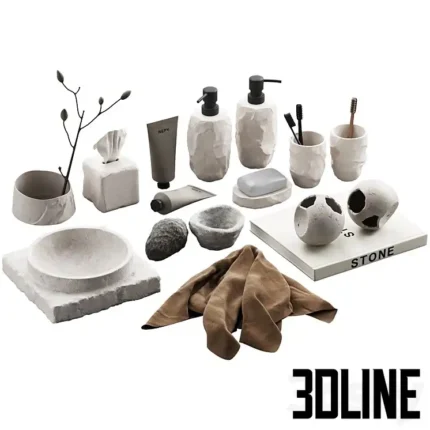 488 bathroom decorative set 041(3dline.net)