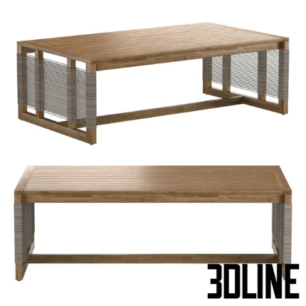 AMALF OUTDOOR COFFEE TABLE(3dline.net)