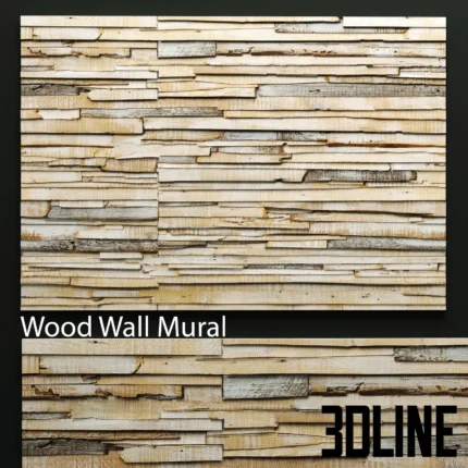 ART wall of boards(3dline.net)