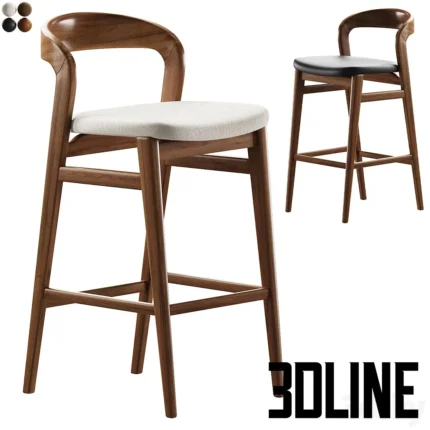 Achon bar stool(3dline.net)