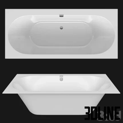 Acrylic Bathtub Villeroy Boch Oberon(3dline.net)