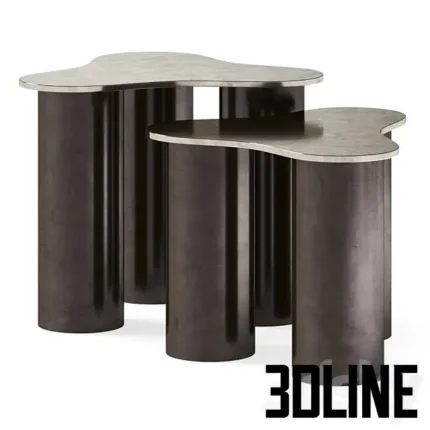 Arce for Space 001 Side Tables(3dline.net)