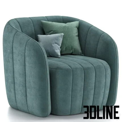 Armchair Lecco(3dline.net)