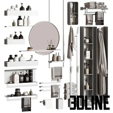 Bathroom accessories Z42(3dline.net)