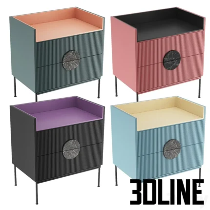 Bedside table Alo(3dline.net)