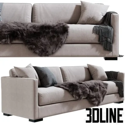 Belmon Sofa Meridiani 260 cm(3dline.net)
