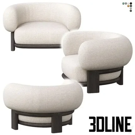 Bl Armchair Cosmo(3dline.net)