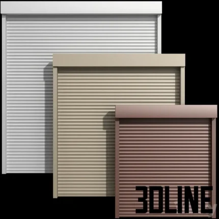 Blind roll shutter for windows and doors(3dline.net)